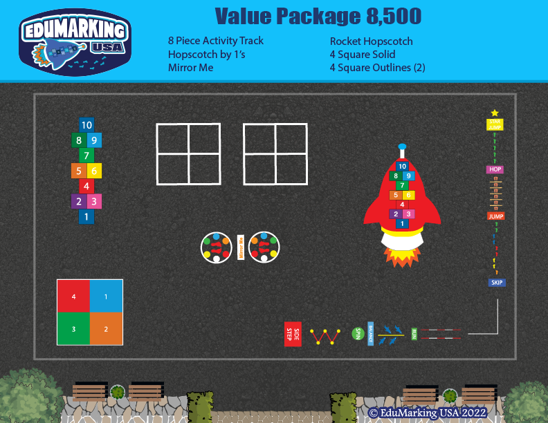 4-Square Solid - EduMarking