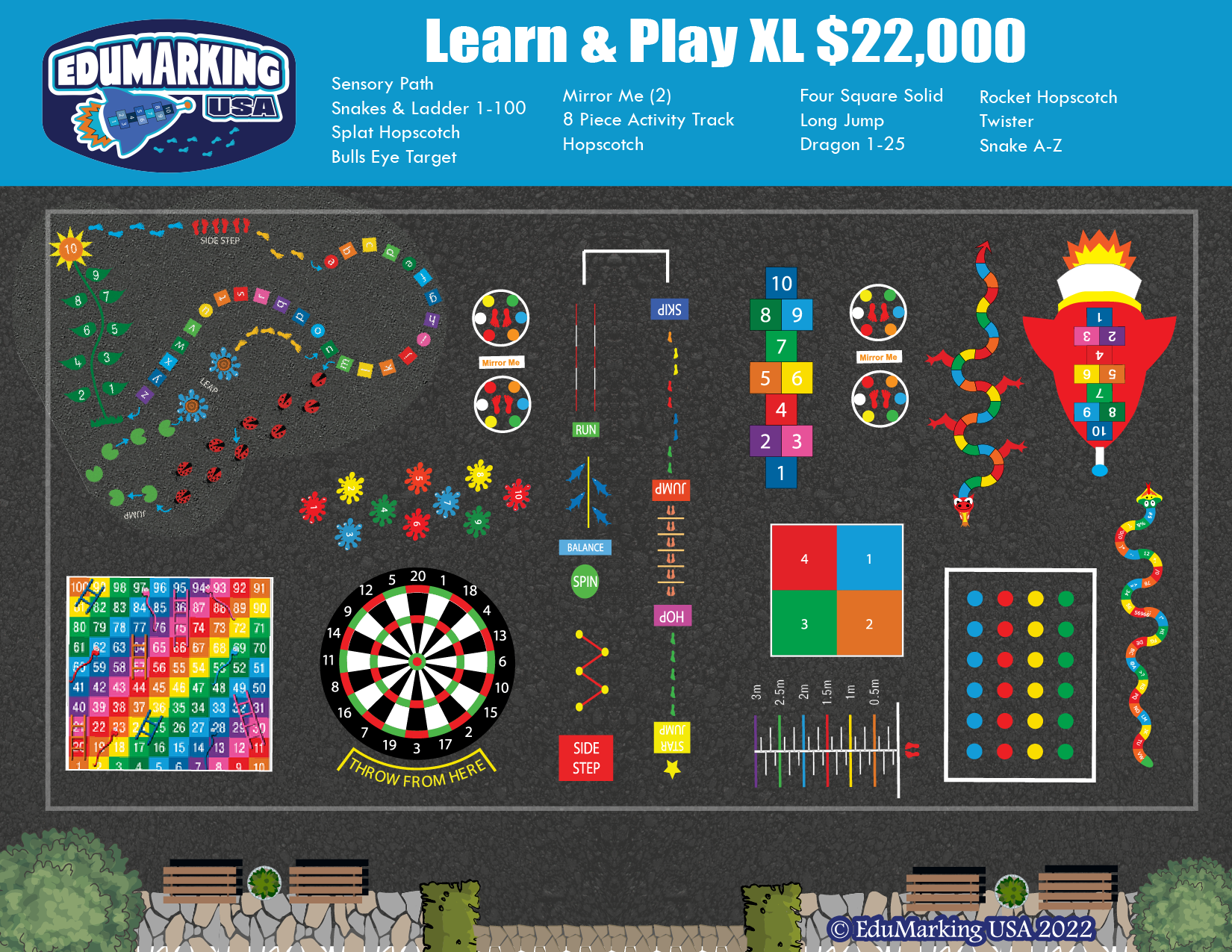 EduMarking USA Learn & Play XL Package 2022-01