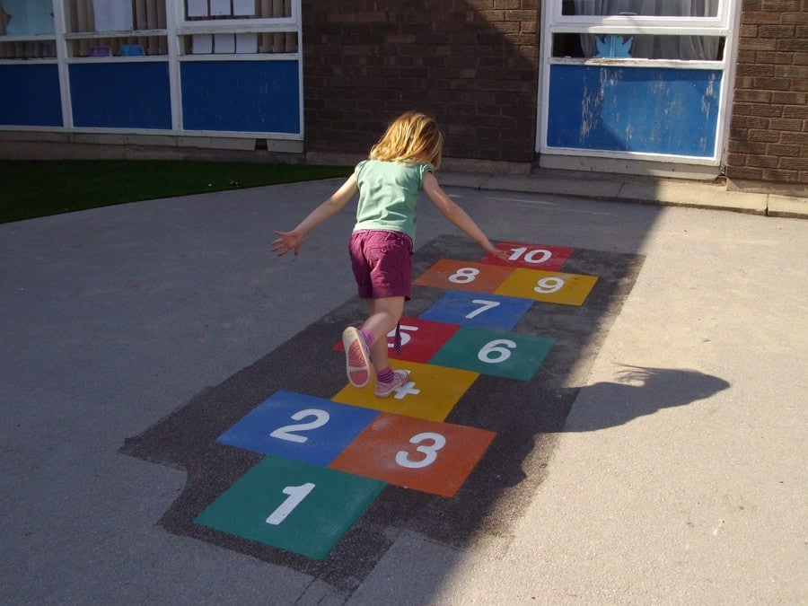 hopscotch playground marking
